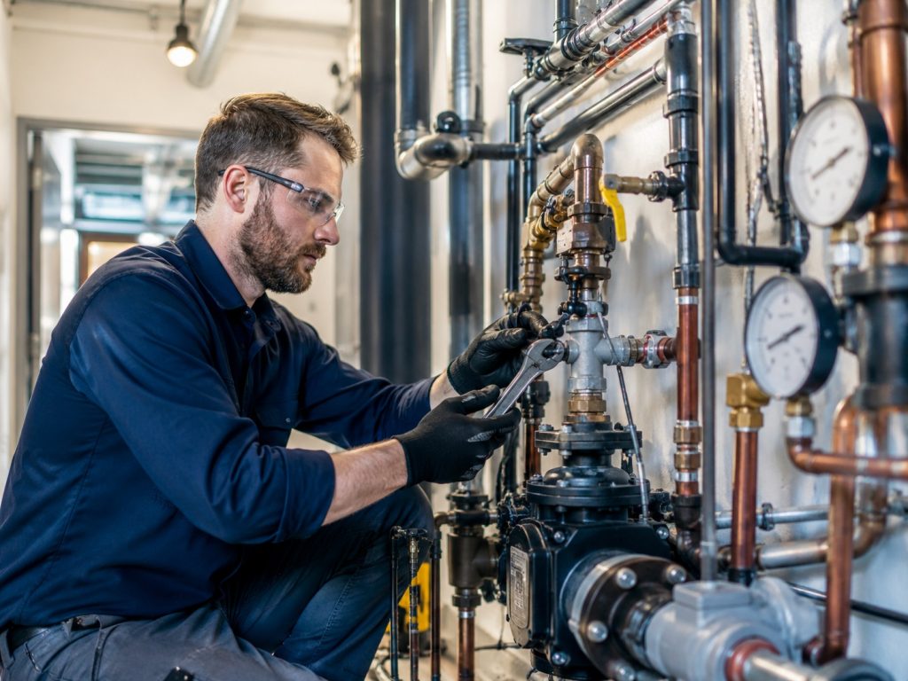 Commercial plumber providing Drain Cleaning Toronto and plumbing maintenance services.